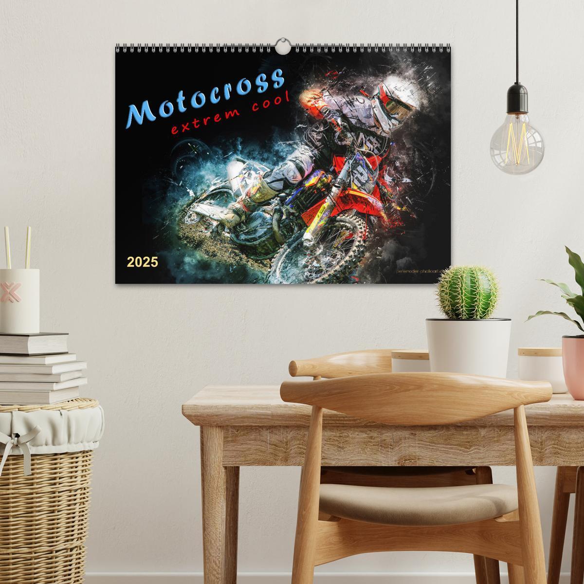 Bild: 9783435409891 | Motocross - extrem cool (Wandkalender 2025 DIN A3 quer), CALVENDO...