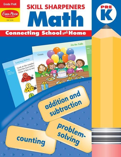 Cover: 9781629389844 | Skill Sharpeners: Math, Prek Workbook | Publishers | Taschenbuch