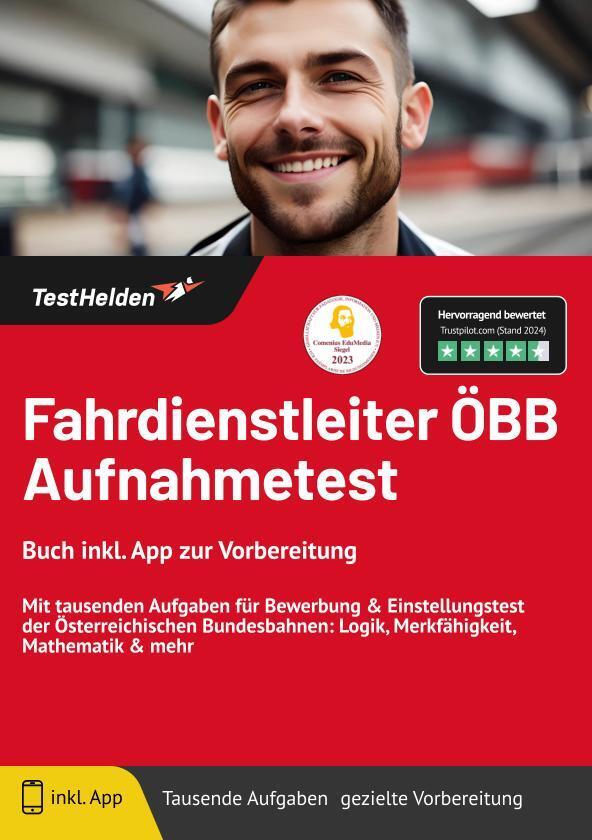 Cover: 9783988175250 | Fahrdienstleiter ÖBB Aufnahmetest: Buch inkl. App zur Vorbereitung:...