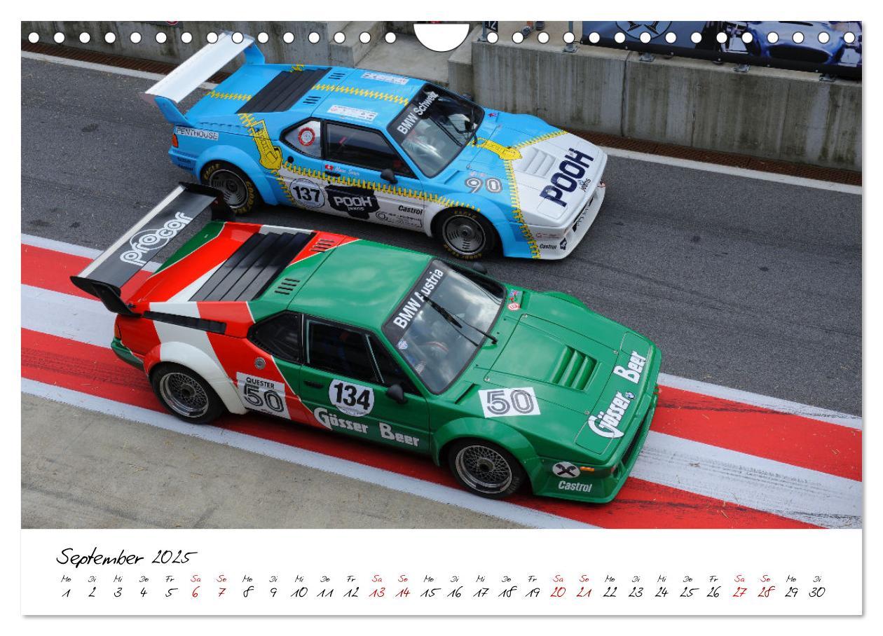 Bild: 9783435011445 | BMW M1 Procar (Wandkalender 2025 DIN A4 quer), CALVENDO Monatskalender