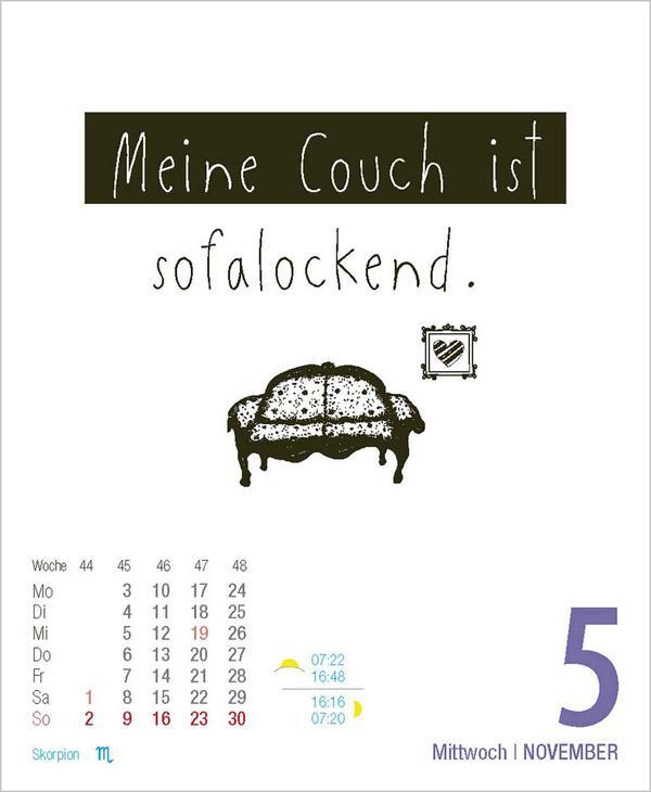 Bild: 9783731877455 | Visual Words 2025 | TypoArt Tages-Abreisskalender | Verlag Korsch