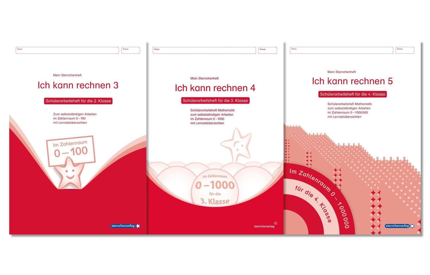 Cover: 9783910429307 | Ich kann rechnen 3, 4 und 5 - 3 Schülerarbeitshefte für die 2. bis...