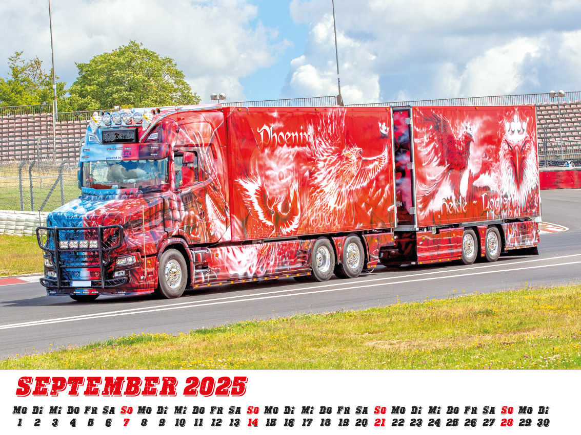 Bild: 9783948794705 | Showtruck Kalender 2025 | Airbrushbemalte Trucks | Frank Pommer | 2025