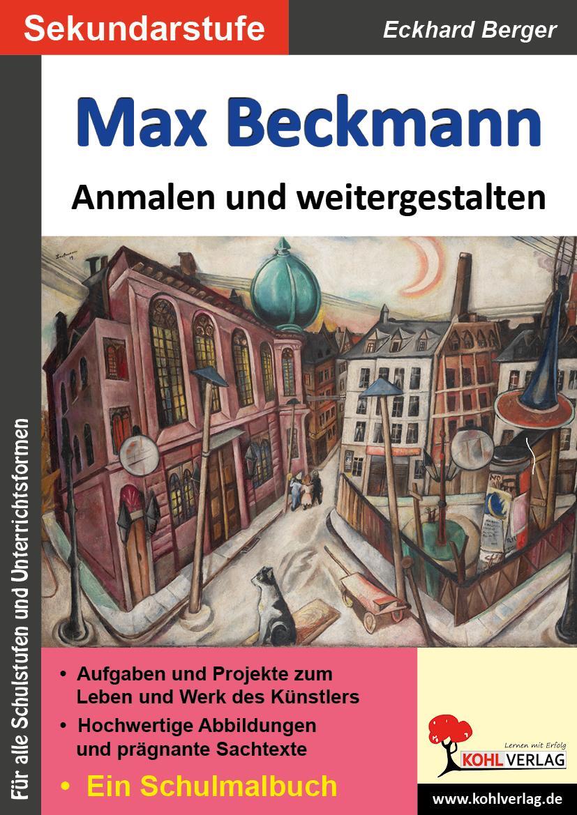 Cover: 9783988411426 | Max Beckmann ... anmalen und weitergestalten | Ein Schulmalbuch | Buch