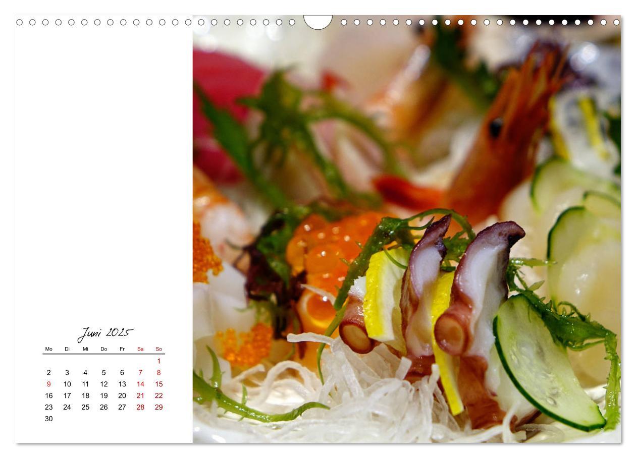 Bild: 9783435337873 | Sashimi und Sushi. Japans Köstlichkeiten (Wandkalender 2025 DIN A3...