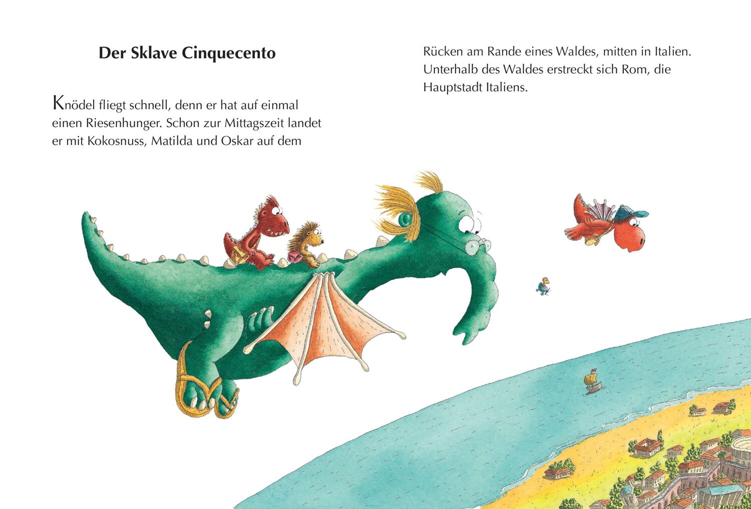 Bild: 9783570176566 | Der kleine Drache Kokosnuss bei den Römern | Ingo Siegner | Buch | cbj