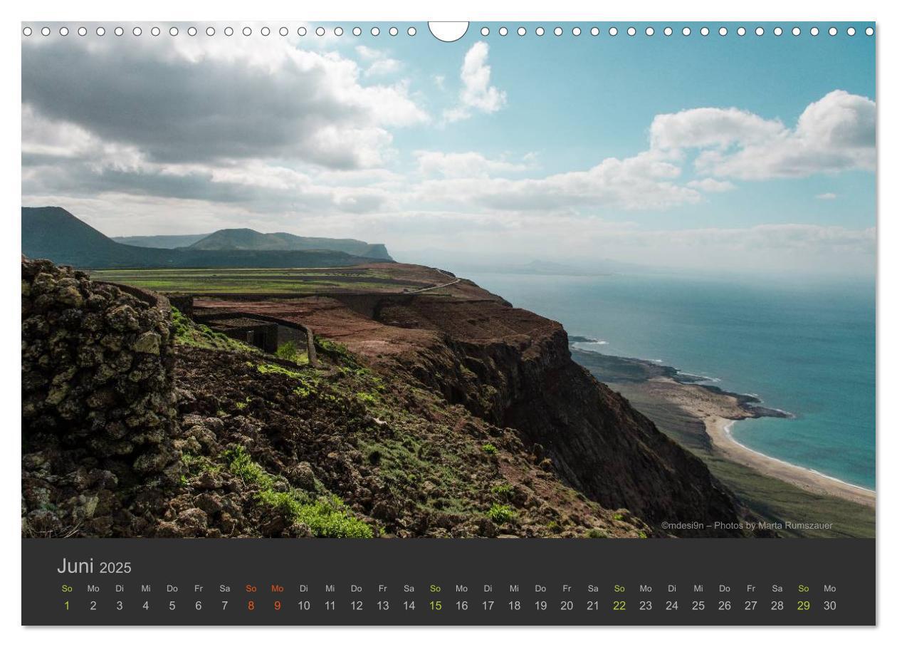 Bild: 9783435496747 | Vulkaninsel ¿ Lanzarote (Wandkalender 2025 DIN A3 quer), CALVENDO...