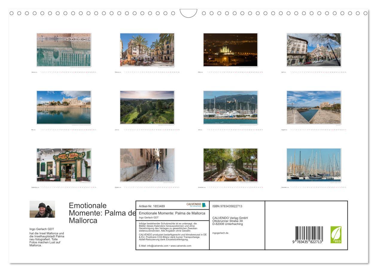 Bild: 9783435822713 | Emotionale Momente: Palma de Mallorca (Wandkalender 2025 DIN A3...