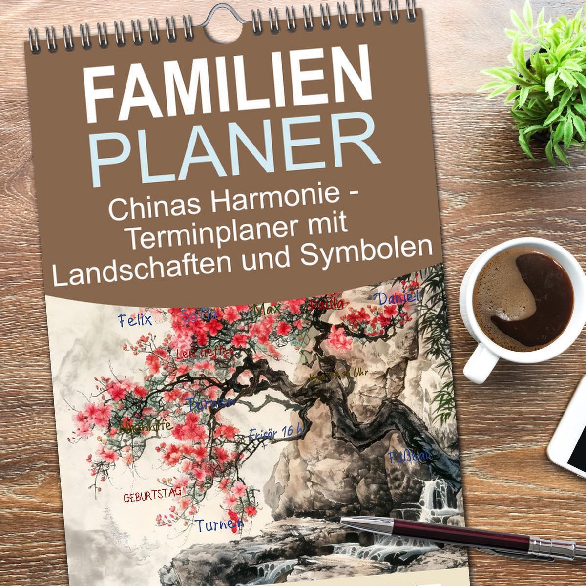 Bild: 9783457193457 | Familienplaner 2025 - Chinas Harmonie - Terminplaner mit...