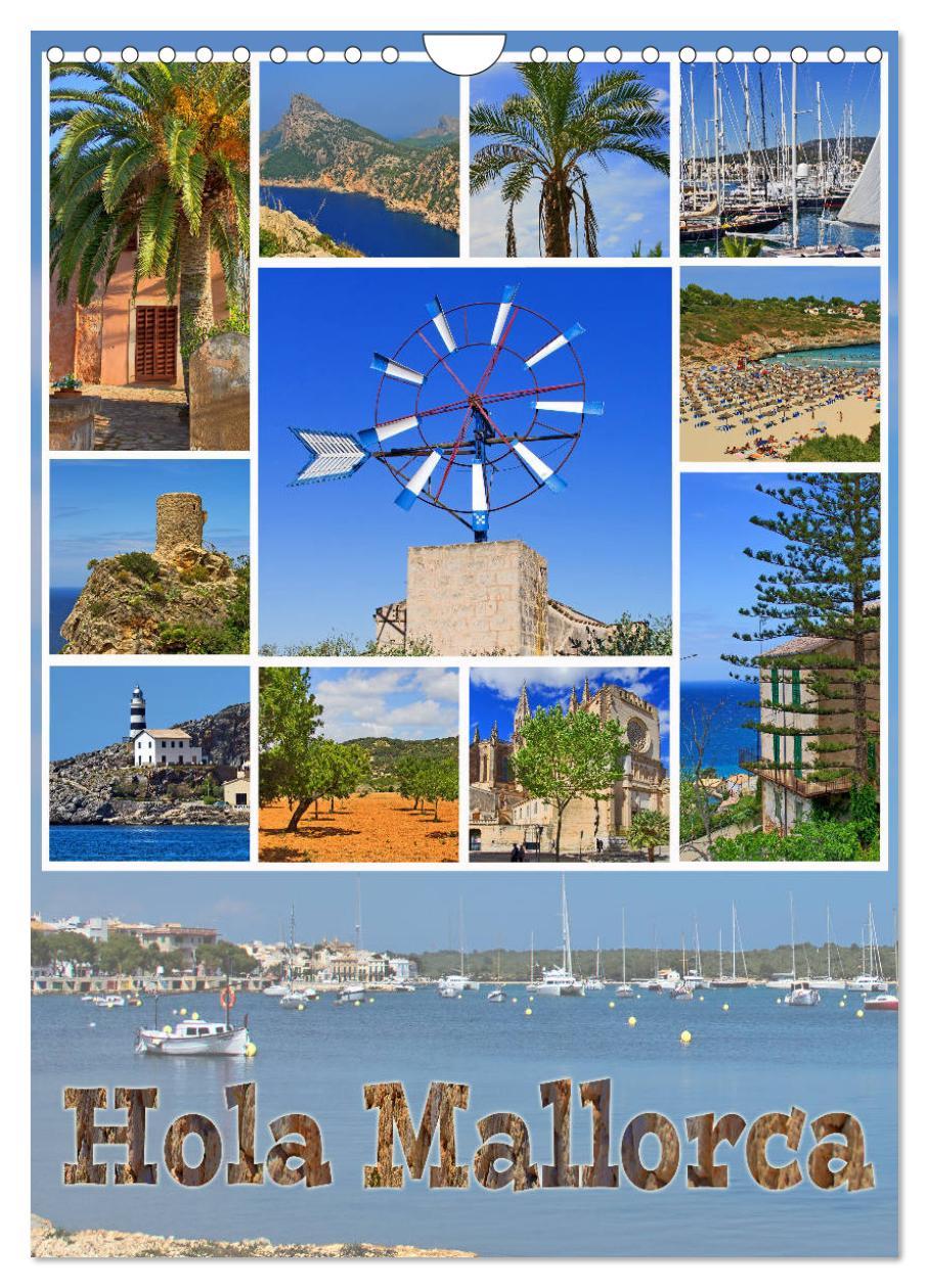 Cover: 9783435988655 | Hola Mallorca (Wandkalender 2025 DIN A4 hoch), CALVENDO Monatskalender