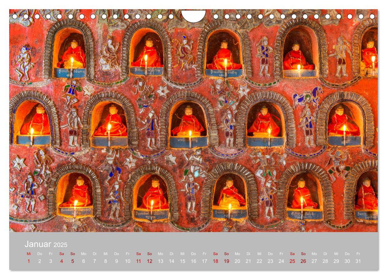 Bild: 9783383984334 | BUDDHA - Ein sanftes Lächeln (Wandkalender 2025 DIN A4 quer),...