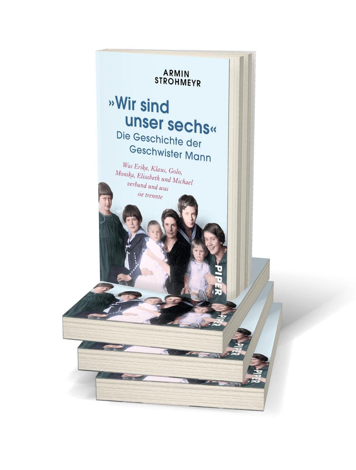 Bild: 9783492317023 | 'Wir sind unser sechs' - Die Geschichte der Geschwister Mann | Buch