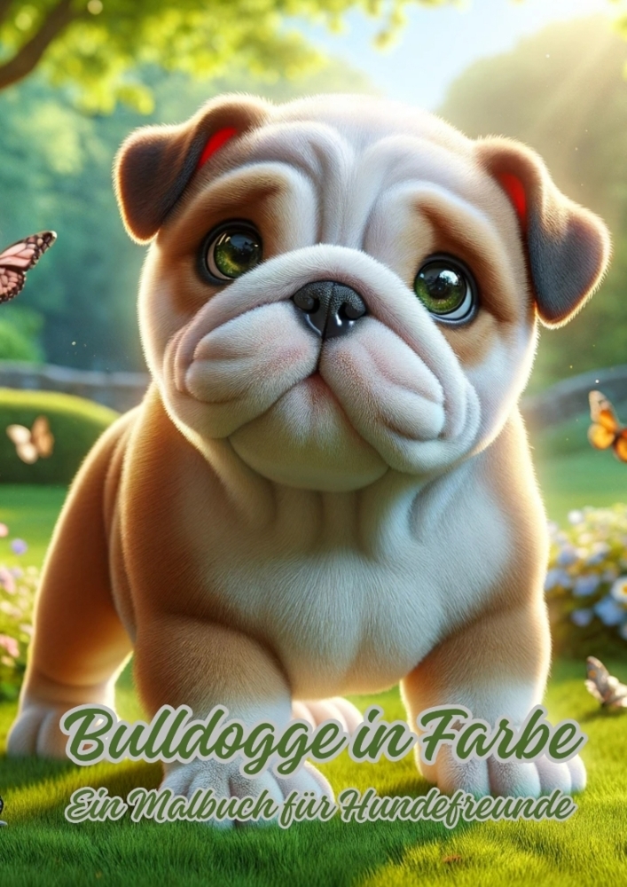 Cover: 9783384081438 | Bulldogge in Farbe | Ein Malbuch für Hundefreunde | Diana Kluge | Buch