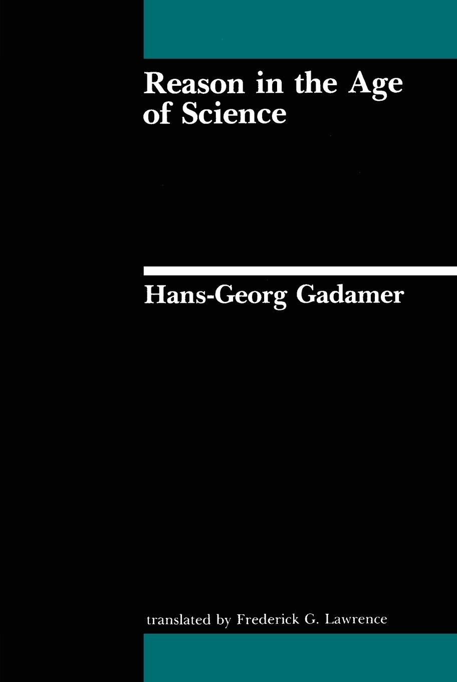 Cover: 9780262570619 | Reason in the Age of Science | Hans-Georg Gadamer | Taschenbuch | 1983