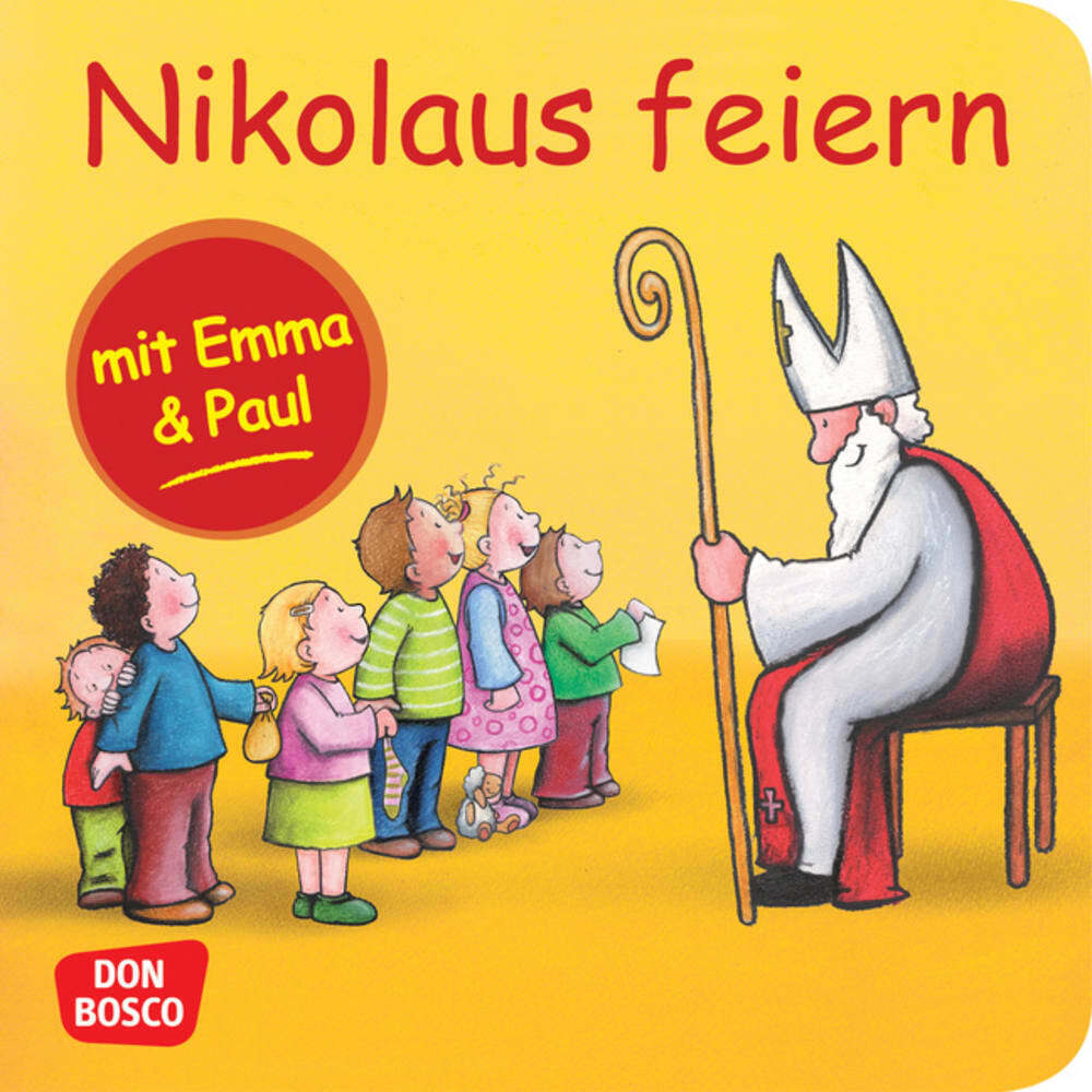 Cover: 9783769824919 | Nikolaus feiern mit Emma &amp; Paul | Mini-Bilderbuch | Monika Lehner