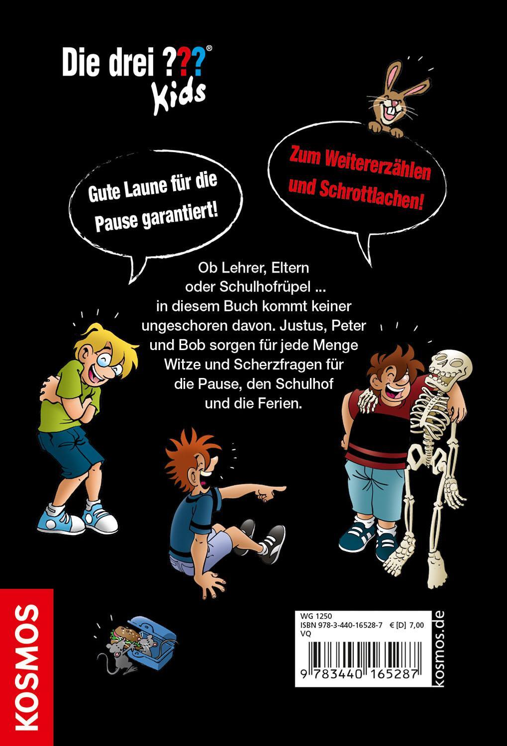 Rückseite: 9783440165287 | Die drei ??? Kids, Schülerwitze | Zum Schrottlachen | Buch | 288 S.