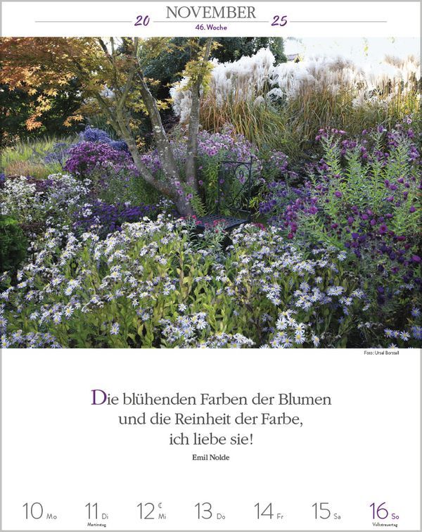 Bild: 9783731879497 | Literaturkalender Gartenlust 2025 | Korsch Verlag | Kalender | 54 S.