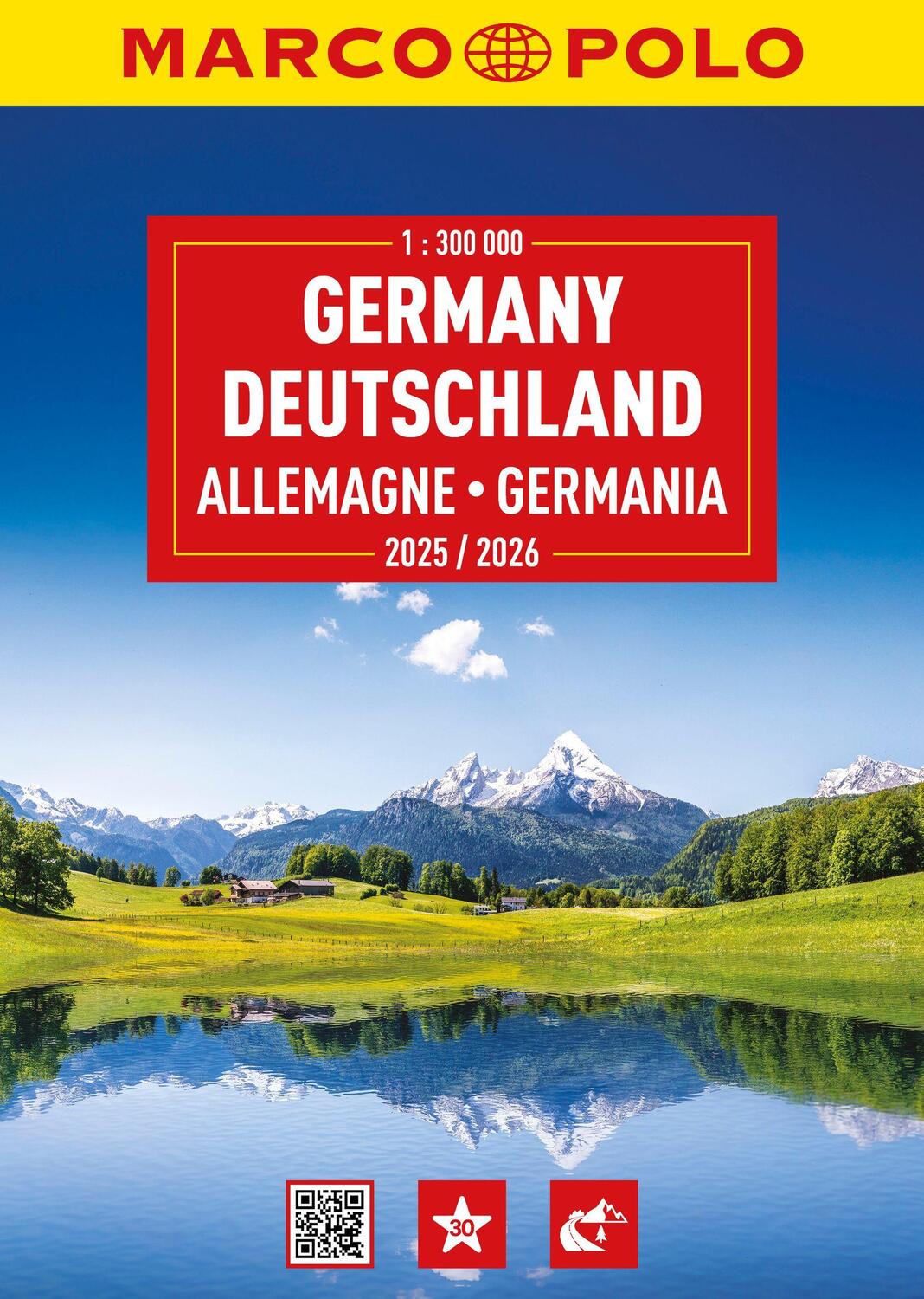 Cover: 9783575016669 | MARCO POLO Reiseatlas 2025/2026 Deutschland 1:300.000 | Taschenbuch