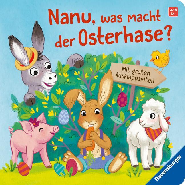 Cover: 9783473418961 | Nanu, was macht der Osterhase? | Mit großen Ausklappseiten | Penners