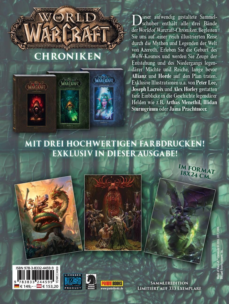 Rückseite: 9783833244599 | Metzen, C: Chroniken Schuber 1 - 3 VI | Limitiert auf 333 Exemplare