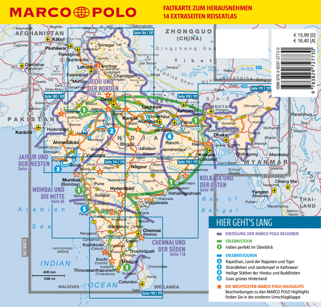 Bild: 9783829727730 | MARCO POLO Reiseführer Indien | Michael Neumann (u. a.) | Taschenbuch