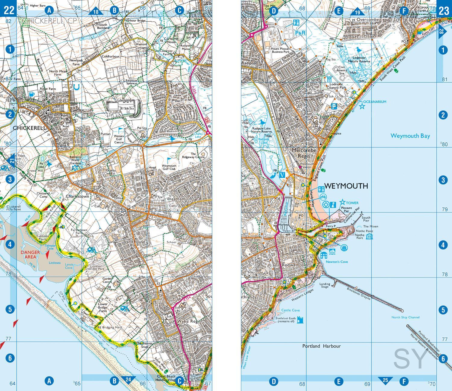 Bild: 9781782571544 | SW Coast Path Dorset Adventure Atlas | Taschenbuch | Englisch | 2017