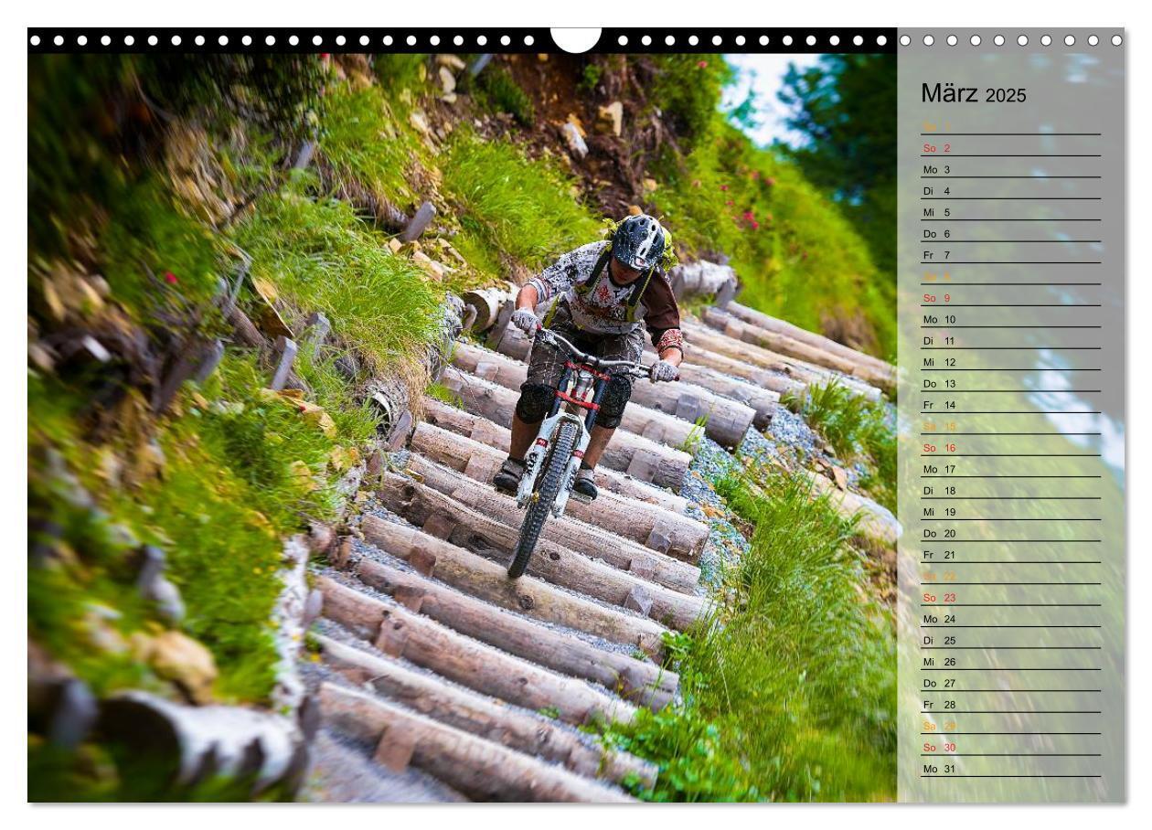 Bild: 9783435537006 | Downhill Moments (Wandkalender 2025 DIN A3 quer), CALVENDO...