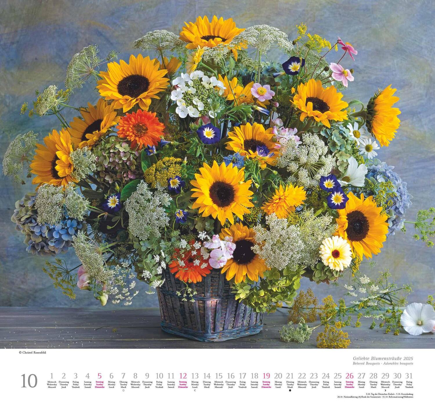 Bild: 4250809653075 | Geliebte Blumensträuße 2025 - DUMONT Wandkalender - mit allen...