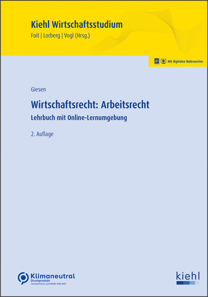 Cover: 9783470666327 | Wirtschaftsrecht: Arbeitsrecht | Lehrbuch mit Online-Lernumgebung