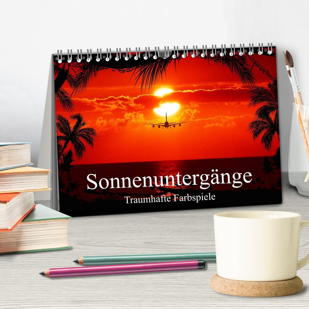 Bild: 9783435733767 | Sonnenuntergänge ¿ Traumhafte Farbspiele (Tischkalender 2025 DIN A5...