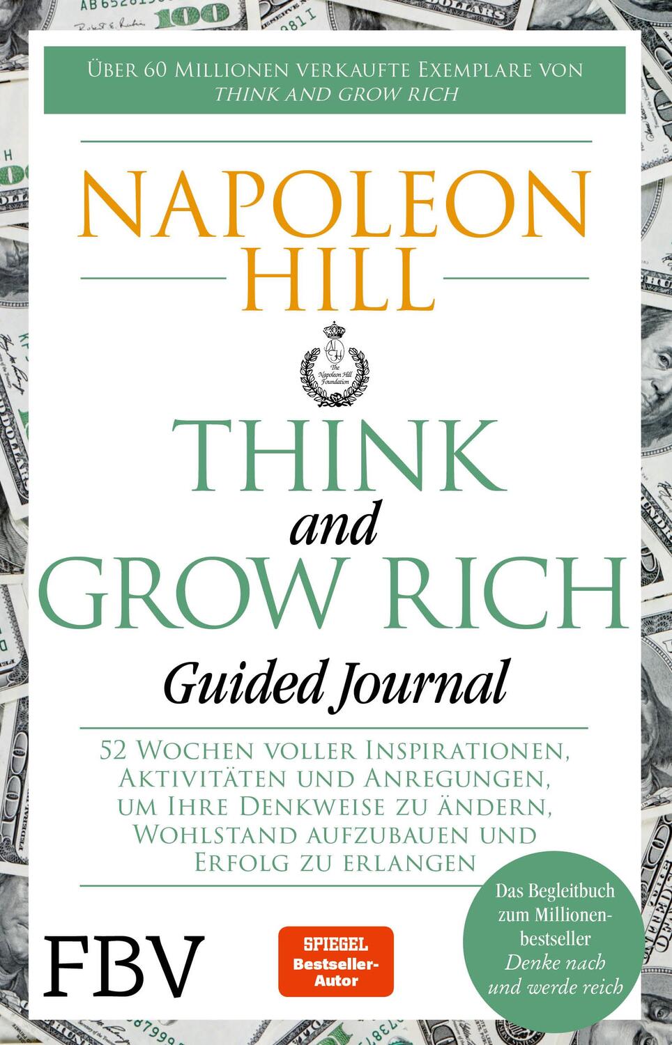 Cover: 9783959727358 | Think and Grow Rich - Guided Journal | Napoleon Hill | Taschenbuch