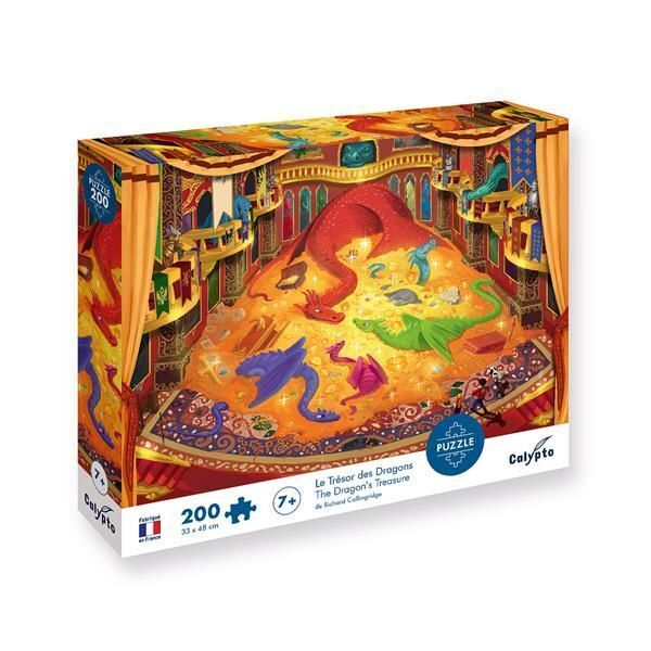 Cover: 3760124874020 | Calypto - Drachenschatz 200 Teile Puzzle | Sentosphere | Spiel | 2023