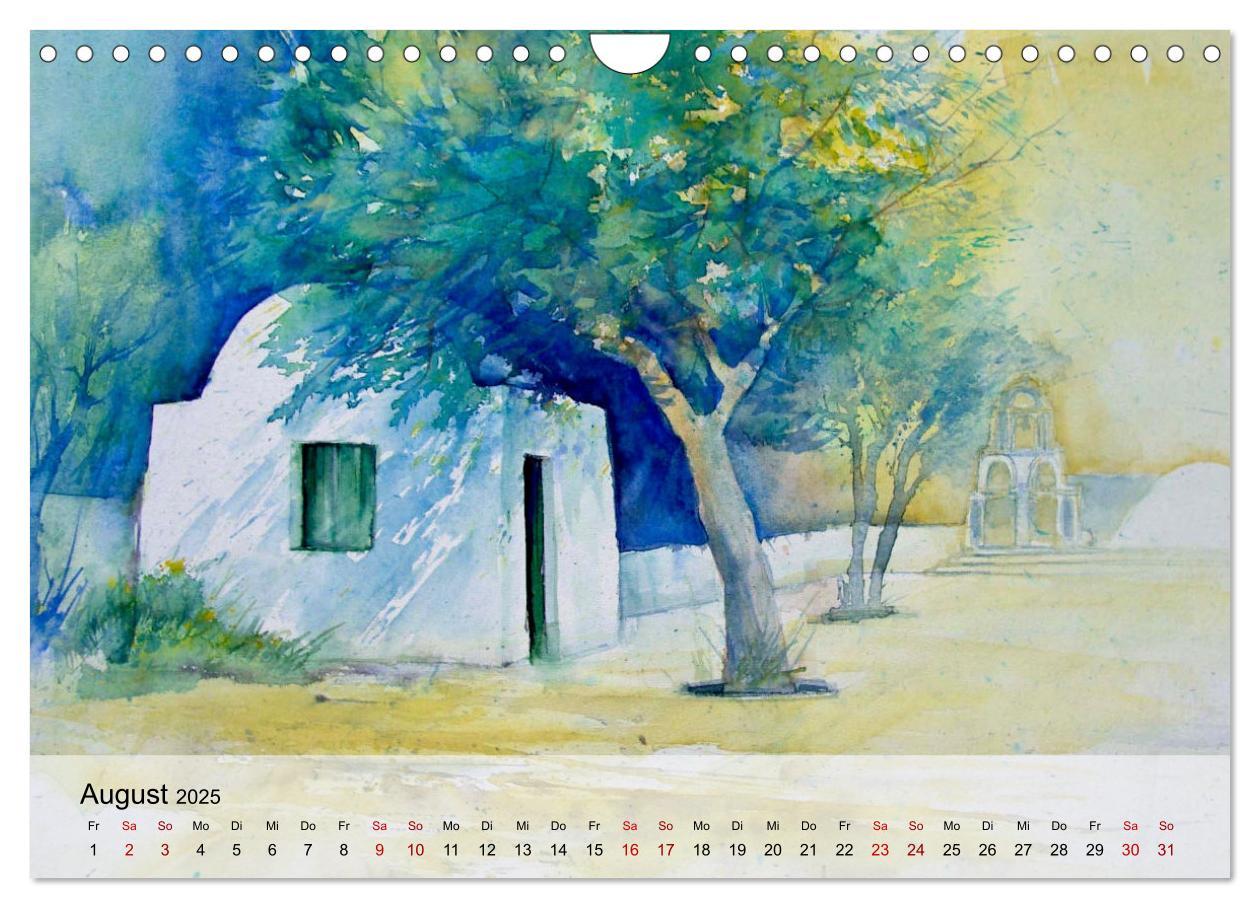 Bild: 9783383836084 | Aquarell auf Reisen - mit Eckard Funck (Wandkalender 2025 DIN A4...