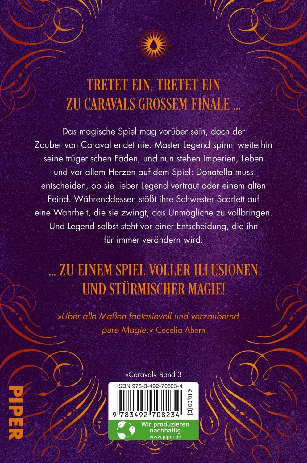 Rückseite: 9783492708234 | Finale | Stephanie Garber | Taschenbuch | Caraval | 480 S. | Deutsch