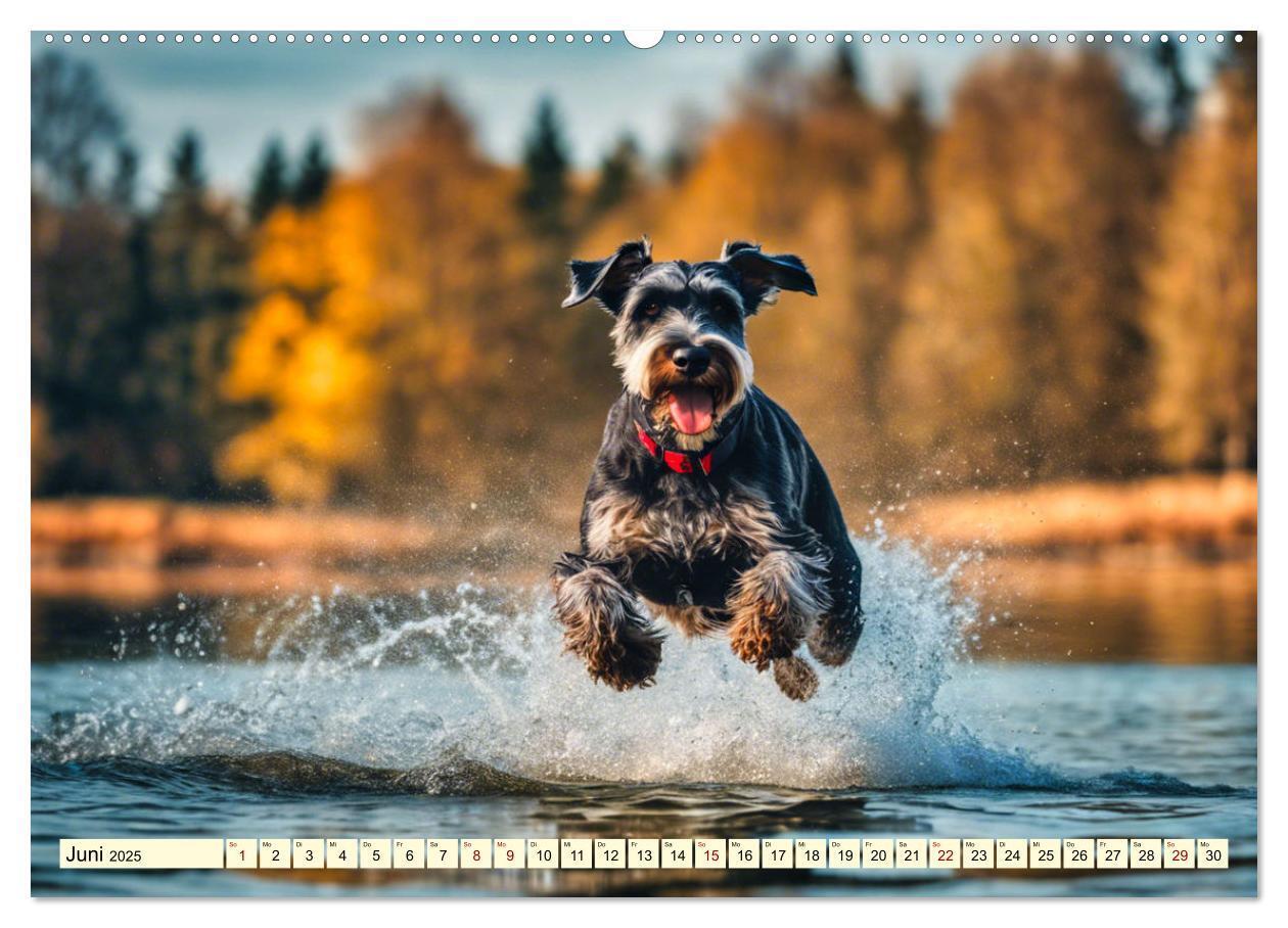 Bild: 9783457037423 | Schnauzer - vielseitige Allrounder (Wandkalender 2025 DIN A2 quer),...