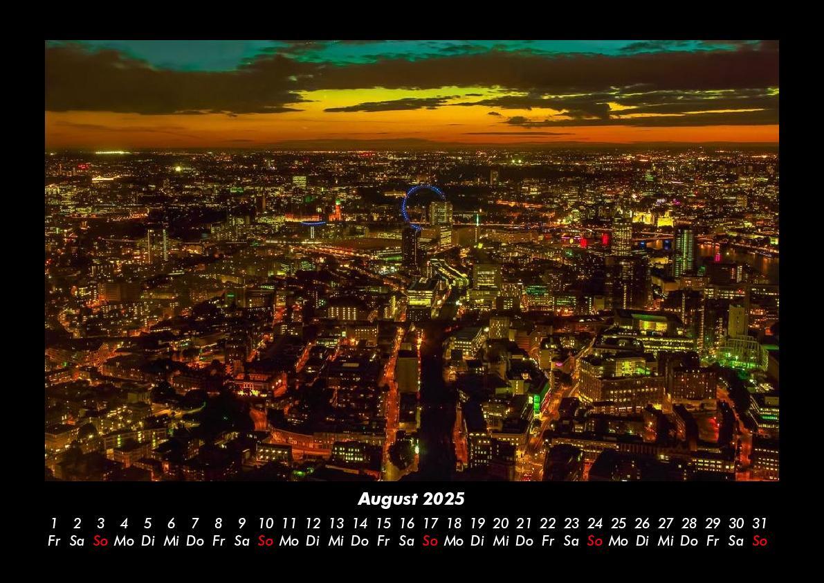 Bild: 9783755978572 | London 2025 Fotokalender DIN A3 | Tobias Becker | Kalender | Kalender