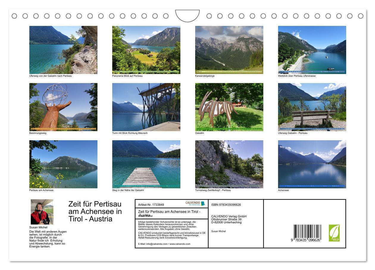 Bild: 9783435096626 | Zeit für Pertisau am Achensee in Tirol - Austria (Wandkalender 2025...