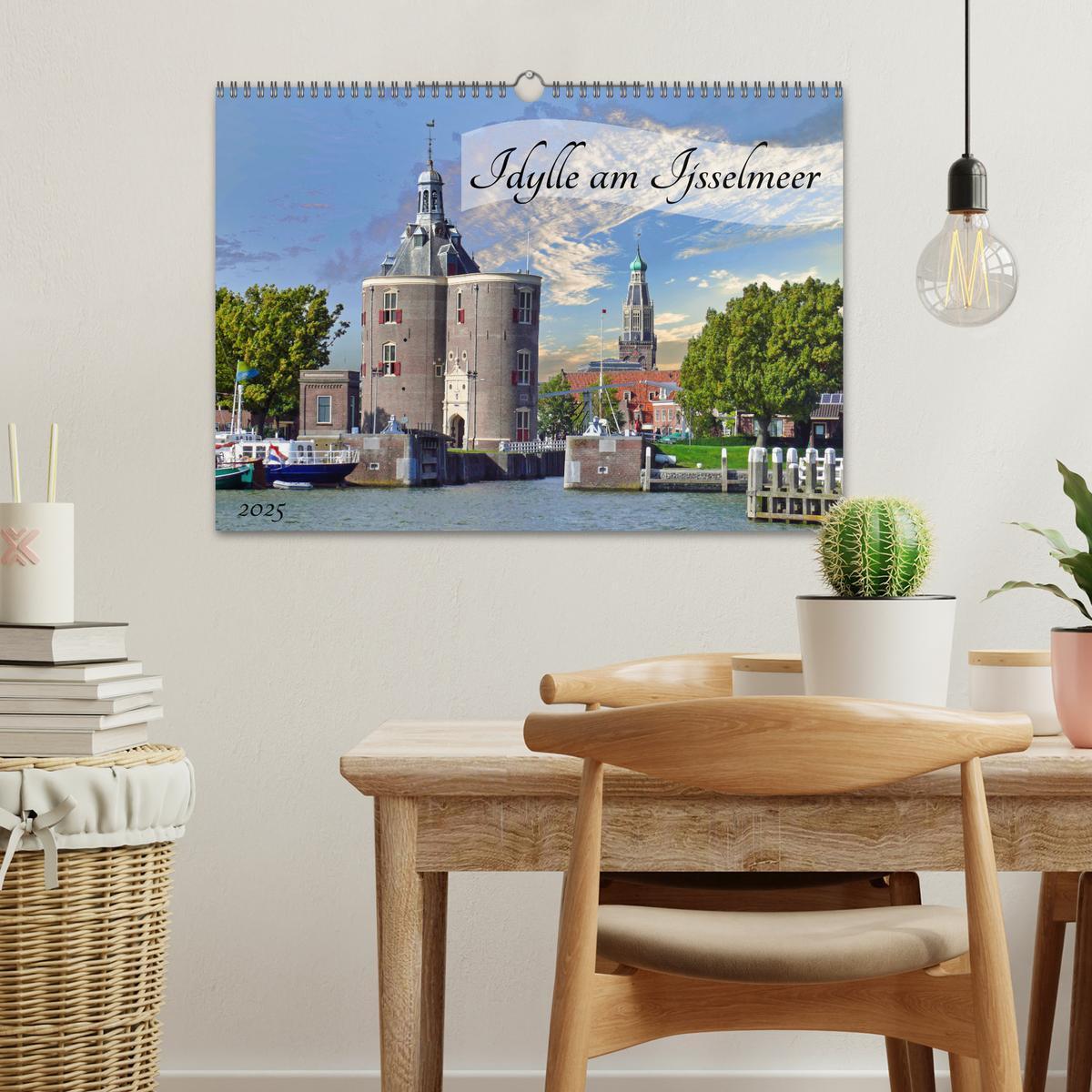 Bild: 9783435164486 | Idylle am Ijsselmeer (Wandkalender 2025 DIN A3 quer), CALVENDO...