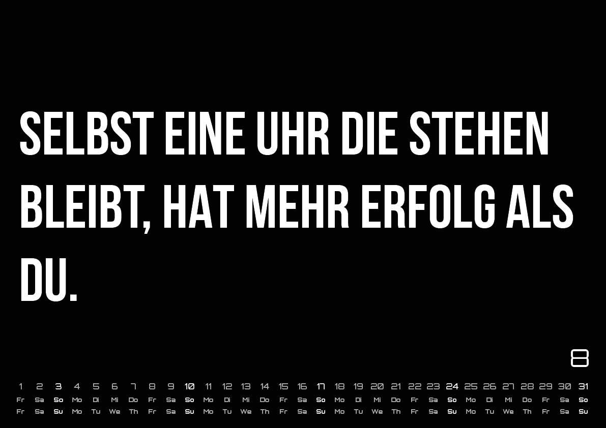 Bild: 9783986735302 | DEMOTIVATION 2025 - dein demotivierender Begleiter - Kalender DIN A3