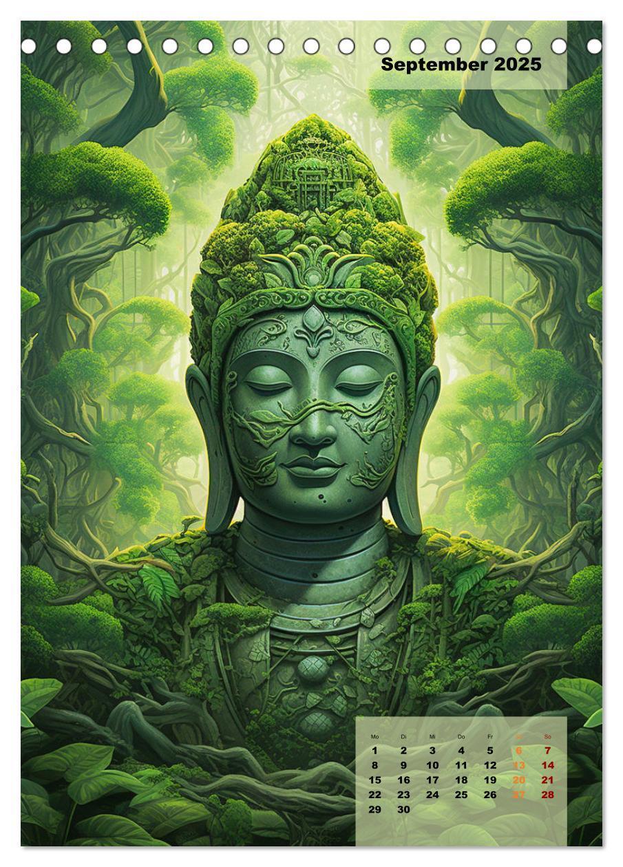 Bild: 9783435858088 | Jade Buddha - Finde die innere Mitte (Tischkalender 2025 DIN A5...