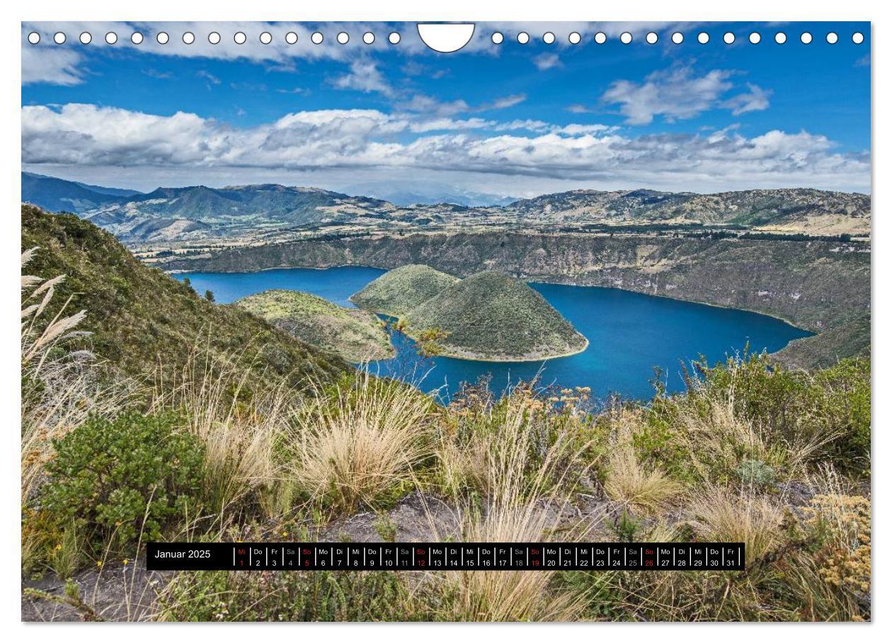 Bild: 9783435770823 | Ecuador (Wandkalender 2025 DIN A4 quer), CALVENDO Monatskalender