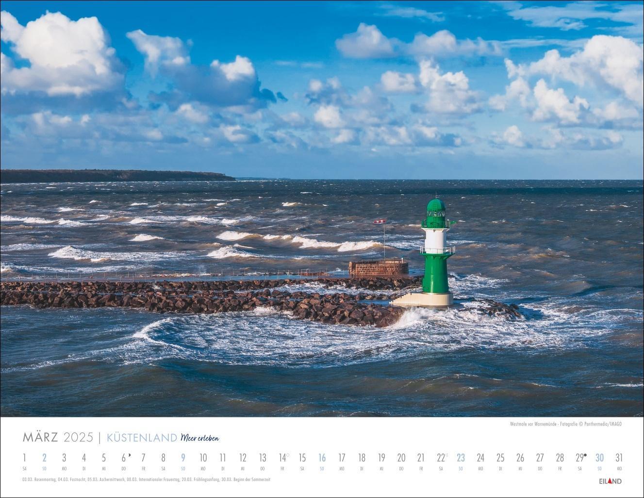 Bild: 9783964023513 | Küstenland Kalender 2025 - Meer erleben | Eiland | Kalender | 13 S.