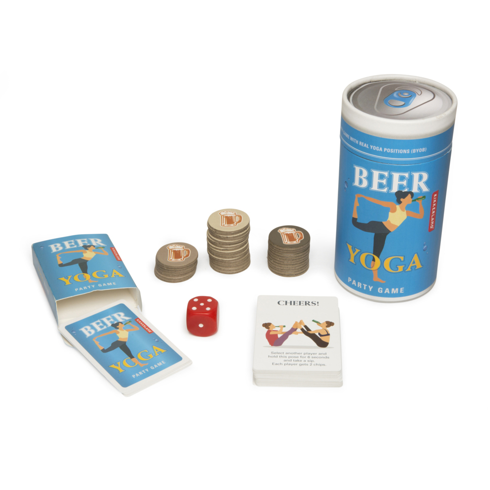 Bild: 612615106741 | Beer Yoga | Spiel | Color box | Deutsch | 2021 | Kikkerland Europe