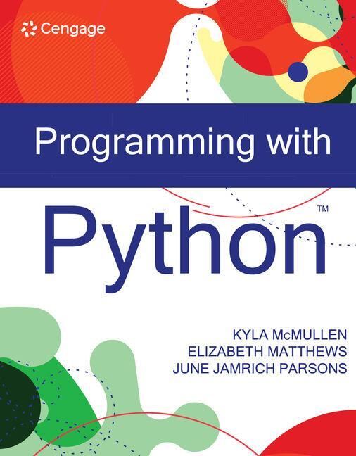 Cover: 9780357637456 | Programming with Python | Kyla McMullen (u. a.) | Taschenbuch | 2022