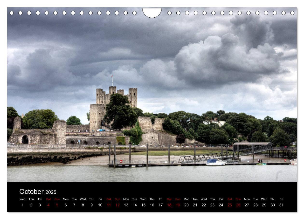 Bild: 9781325950133 | Castles of Kent and Sussex (Wall Calendar 2025 DIN A4 landscape),...