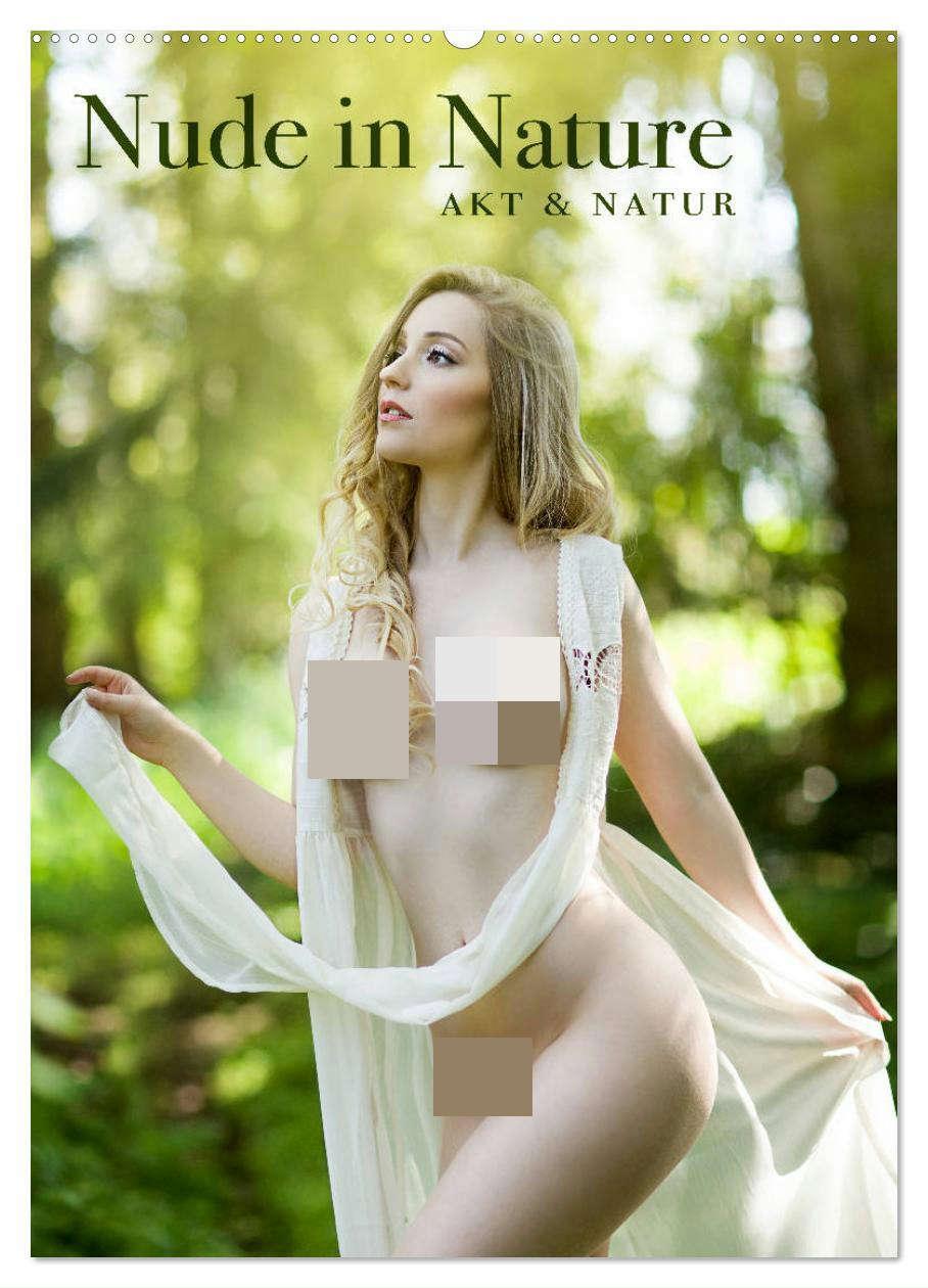 Cover: 9783435982257 | Nude in Nature - Akt und Natur (Wandkalender 2025 DIN A2 hoch),...