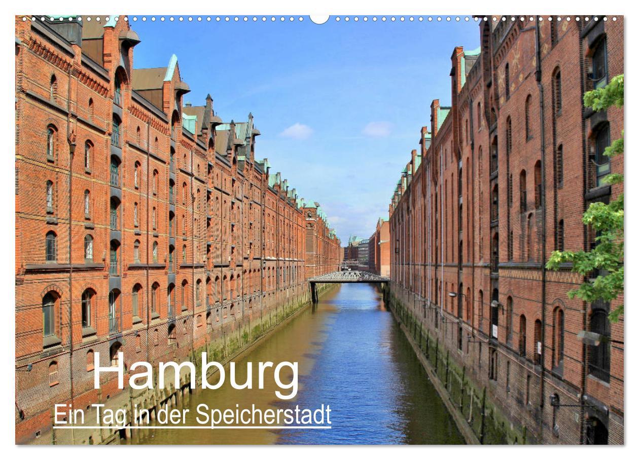 Cover: 9783435303236 | Hamburg - Ein Tag in der Speicherstadt (Wandkalender 2025 DIN A2...