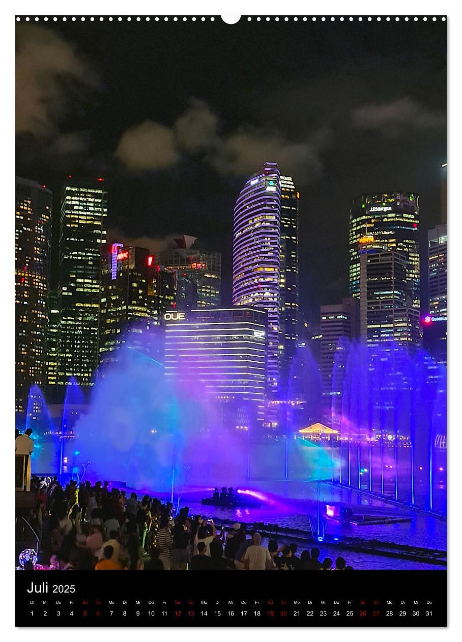 Bild: 9783457225431 | Singapur - Faszinierende Lichterwelt Marina Bay (Wandkalender 2025...