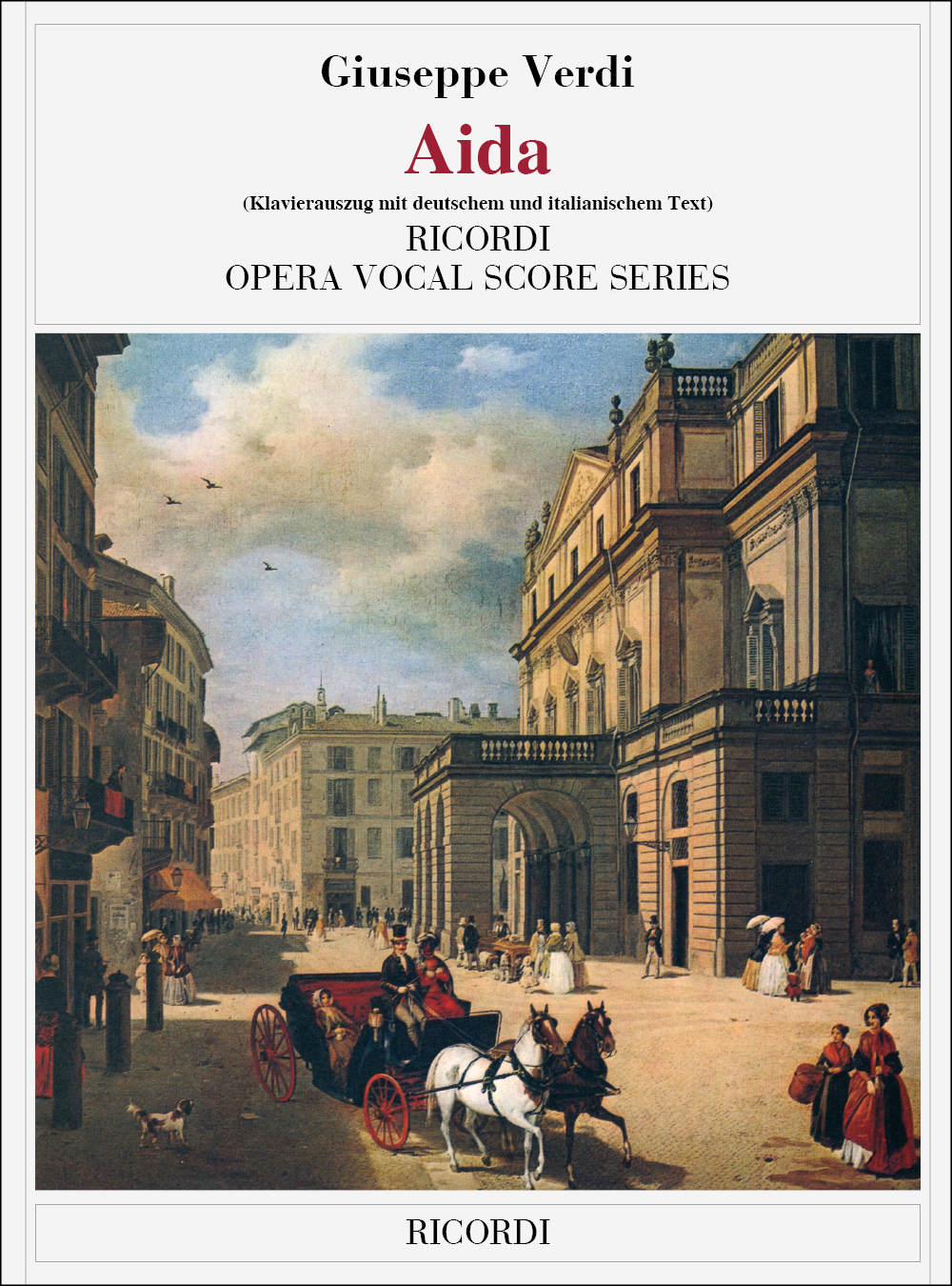 Cover: 9790041298320 | Aida | Vocal Score | Giuseppe Verdi | Klavierauszug | Ricordi