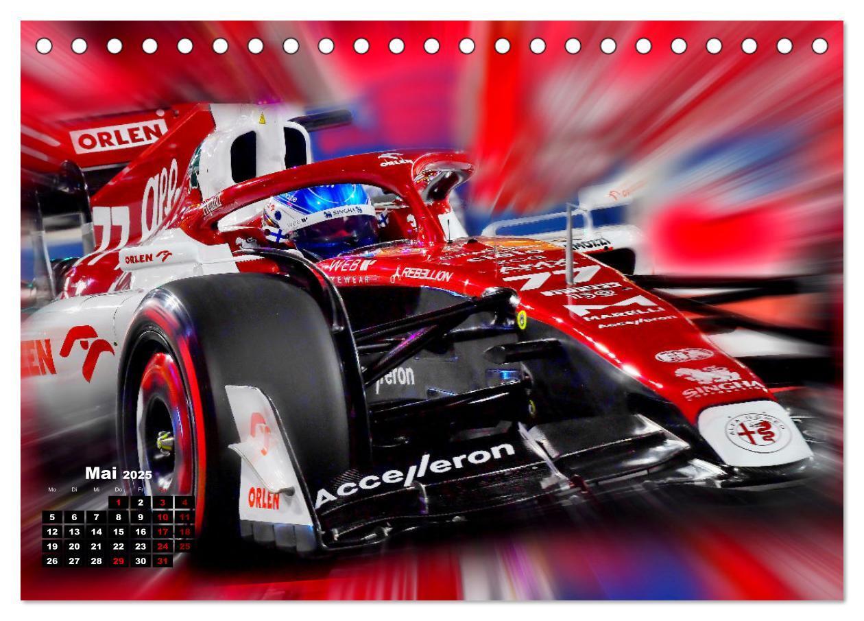 Bild: 9783435000432 | Leidenschaft Formel 1 (Tischkalender 2025 DIN A5 quer), CALVENDO...